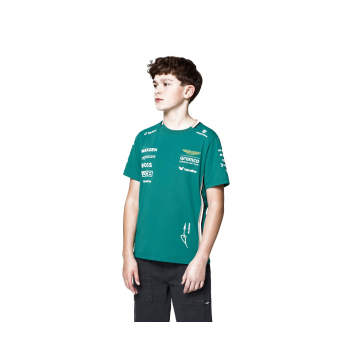 Aston Martin gyerek póló Alonso official Teamline Replica F1 Team 2025