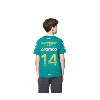 Aston Martin gyerek póló Alonso official Teamline Replica F1 Team 2025