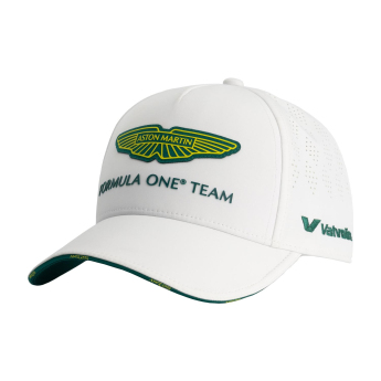 Aston Martin baseball sapka official Teamline Replica white F1 Team 2025