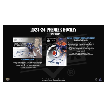 NHL dobozok NHL hokikártyák 2023-24 Upper Deck Premier Hockey Hobby Box