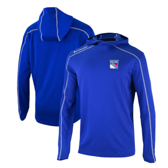 New York Rangers férfi kapucnis pulóver Omni-Wick Shotgun Long Sleeve blue