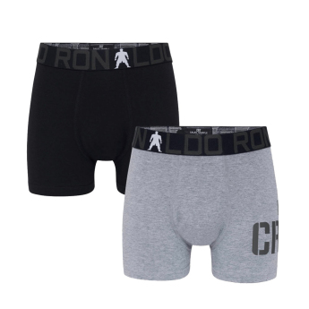 Cristiano Ronaldo gyerek boxeralsó 2pack CR7 Bamboo black-grey