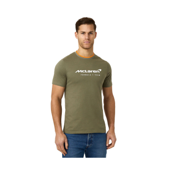 Mclaren Honda férfi póló Essentials green F1 Team 2025
