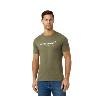 Mclaren Honda férfi póló Essentials green F1 Team 2025