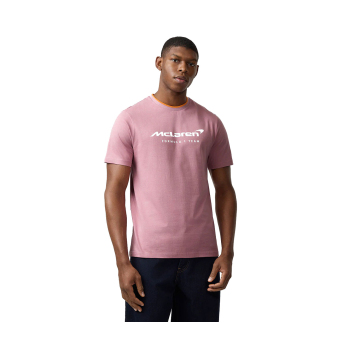 Mclaren Honda férfi póló Essentials pink F1 Team 2025