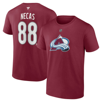 Colorado Avalanche férfi póló Martin Necas #88 Name & Number