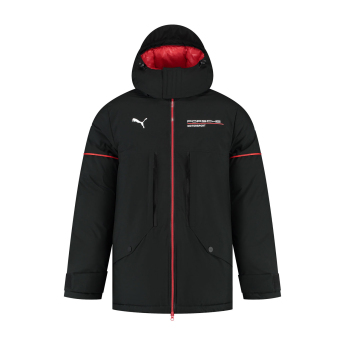 Porsche Motorsport férfi téli kabát official Teamline Replica black F1 Team 2025