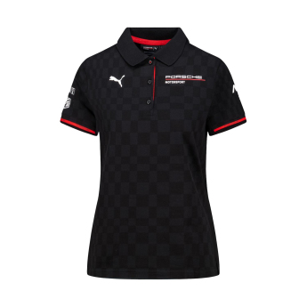 Porsche Motorsport női póló official Teamline Replica black 2025