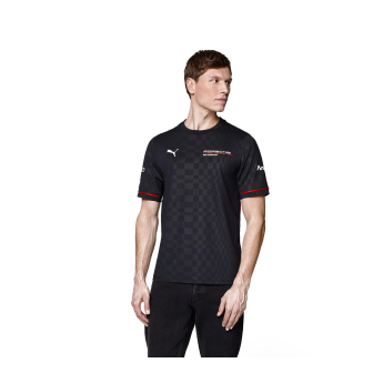Porsche Motorsport férfi póló official Teamline Replica black 2025