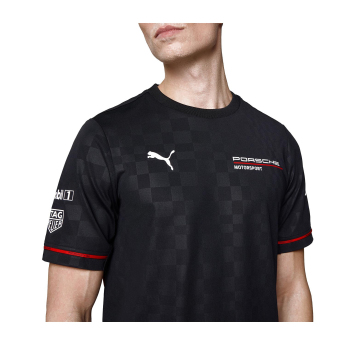 Porsche Motorsport férfi póló official Teamline Replica black 2025