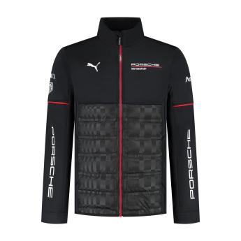 Porsche Motorsport férfi kabát Hybrid official Teamline Replica black 2025