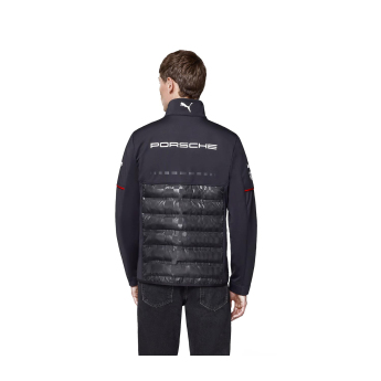 Porsche Motorsport férfi kabát Hybrid official Teamline Replica black 2025