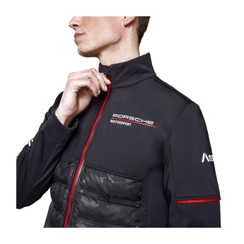 Porsche Motorsport férfi kabát Hybrid official Teamline Replica black 2025