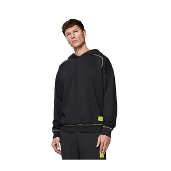 Aston Martin férfi kapucnis pulóver Hoody black F1 Team 2025