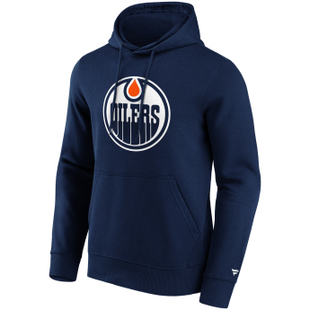 Edmonton Oilers férfi kapucnis pulóver Primary Logo Graphic Hoodie navy