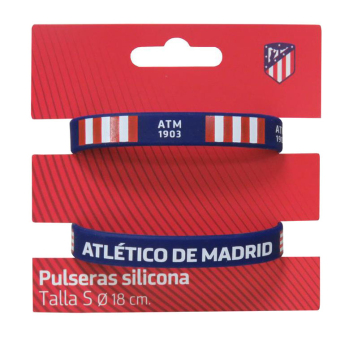 Atletico Madrid gyermek szilikon karkötő 2pack
