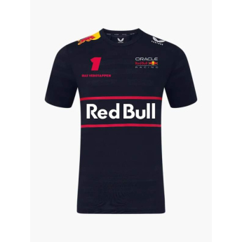 Red Bull Racing férfi póló Max Verstappen official Teamline Replica navy F1 Team 2025