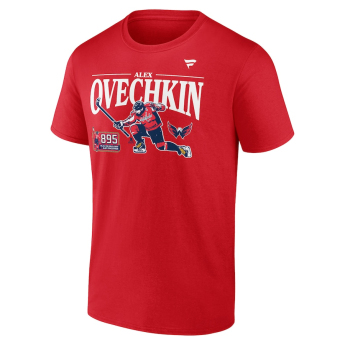 Washington Capitals férfi póló Alex Ovechkin #8  The GR8 Chase Celebration red