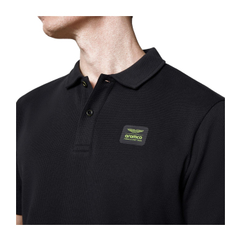 Aston Martin pólóing Tech Waffle black F1 Team 2025