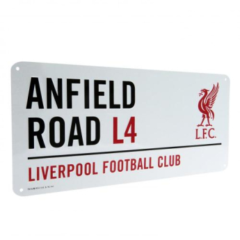 FC Liverpool pléh tábla stadium