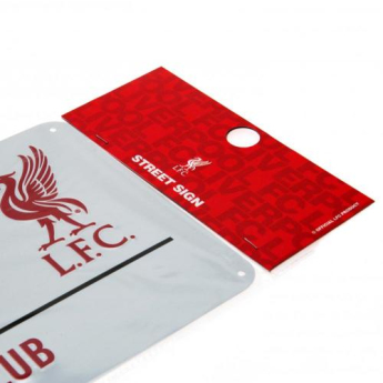 FC Liverpool pléh tábla stadium