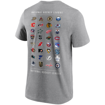 NHL termékek férfi póló NHL All Team Graphic grey