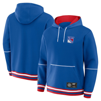 New York Rangers férfi kapucnis pulóver Foundation blue