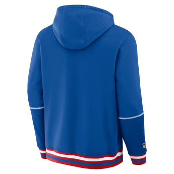 New York Rangers férfi kapucnis pulóver Foundation blue