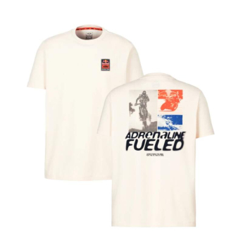 Red Bull KTM férfi póló Fueled sand beige 2025