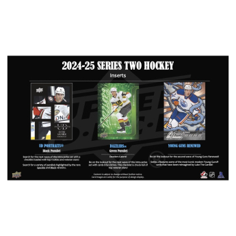 NHL dobozok NHL hokikártyák 2024-25 Upper Deck Series 2 Tin Box