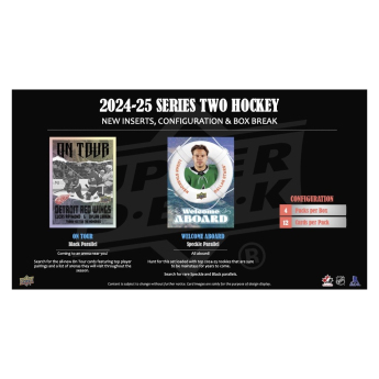 NHL dobozok NHL hokikártyák 2024-25 Upper Deck Series 2 Tin Box