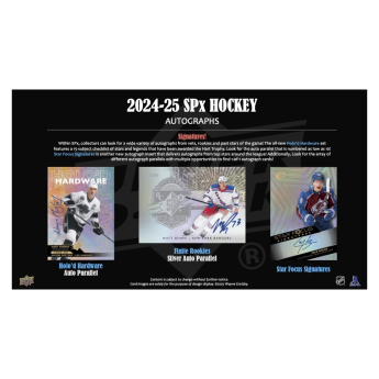 NHL dobozok NHL hokikártyák 2024-25 Upper Deck SPx Hockey Hobby Box