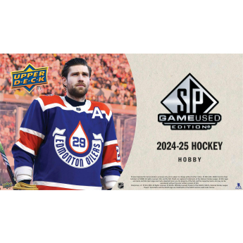 NHL dobozok NHL hokikártyák 2024-25 Upper Deck SP Game Used Hobby Box