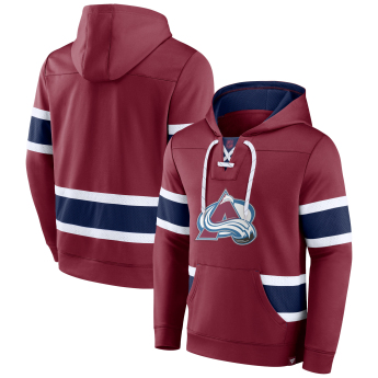 Colorado Avalanche férfi kapucnis pulóver Iconic NHL Exclusive Pullover Hoodie
