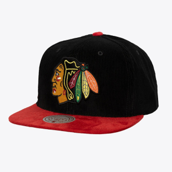 Chicago Blackhawks baseball flat sapka Sueduroy Snapback