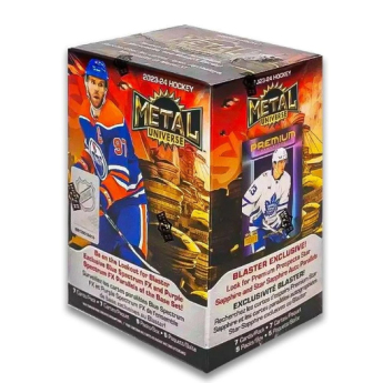 NHL dobozok NHL hokikártyák 2023-24 Upper Deck Skybox Metal Universe Blaster Box