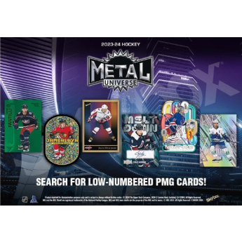 NHL dobozok NHL hokikártyák 2023-24 Upper Deck Skybox Metal Universe Blaster Box