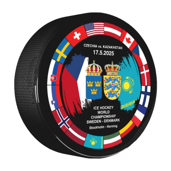 Jégkorong képviselet korong Ice Hockey World Championship Sweden | Denmark MS 2025 Dueling 17.05.2025 Czechia vs. Kazakhstan