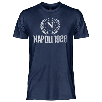 SSC Napoli férfi póló Crest navy
