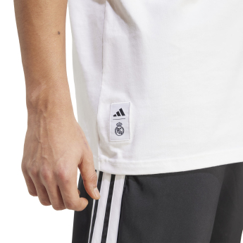 Real Madrid férfi póló Seasonal Graphic white