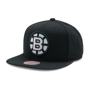 Boston Bruins baseball flat sapka Evergreen Black White Snapback