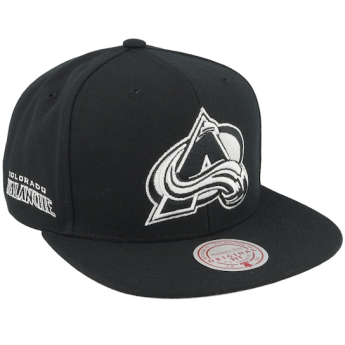 Colorado Avalanche baseball flat sapka Evergreen Black White Snapback