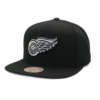 Detroit Red Wings baseball flat sapka Evergreen Black White Snapback