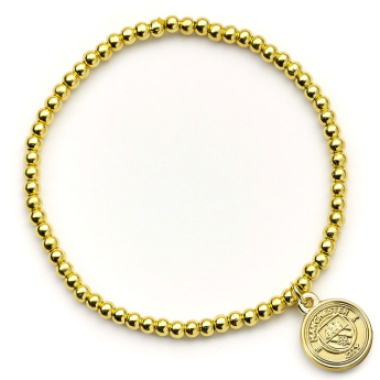 Manchester City karkötő Gold Finish Bead