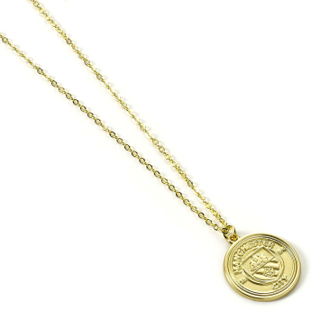 Manchester City nyakpánt Gold Finish Crest Necklace