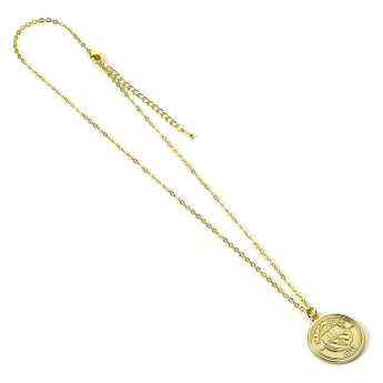 Manchester City nyakpánt Gold Finish Crest Necklace