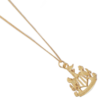 Newcastle United nyakpánt 18ct Gold Plated on Silver