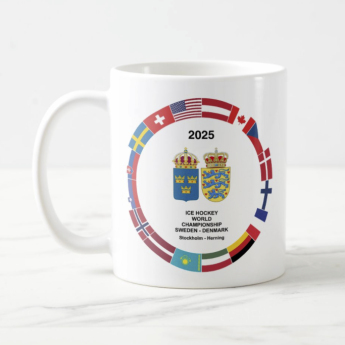 Jégkorong képviselet bögre Ice Hockey World Championship Sweden | Denmark MS 2025