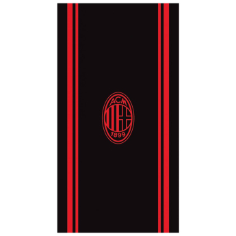 AC Milan fürdőlepedő XXL black