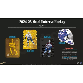 NHL dobozok NHL hokikártyák 2024-25 Upper Deck Skybox Metal Universe Hobby Box